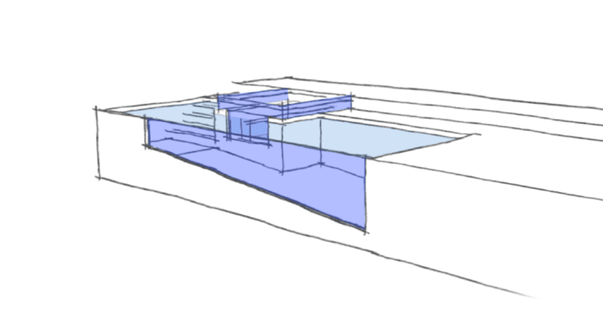 Integrated Pool Spa Drawing